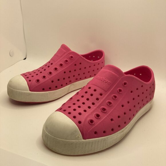 Native pink waterproof outdoor washable jefferson style shoe J1 - Picture 5 of 8